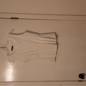 White Peplum top!
